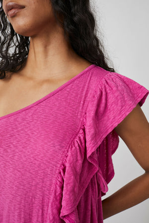 FREE PEOPLE ELISA MAXI DRESS IN DAHLIA MAUVE