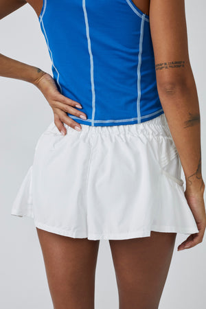FREE PEOPLE GET YOUR FLIRT ON SHORT IN WHITE