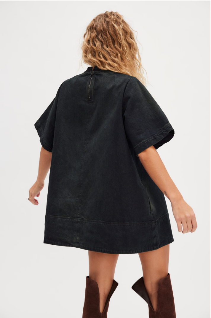 FREE PEOPLE HARLOW MINI IN ANTHRACITE