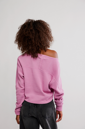 FREE PEOPLE JESS LONG SLEEVE IN ORCHID COMBO
