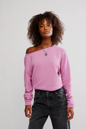 FREE PEOPLE JESS LONG SLEEVE IN ORCHID COMBO