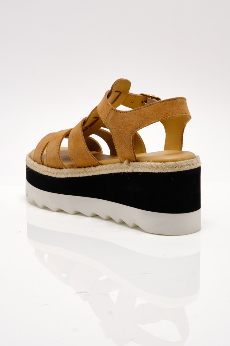 FREE PEOPLE MYKONOS SUEDE FISHERMAN BLACK