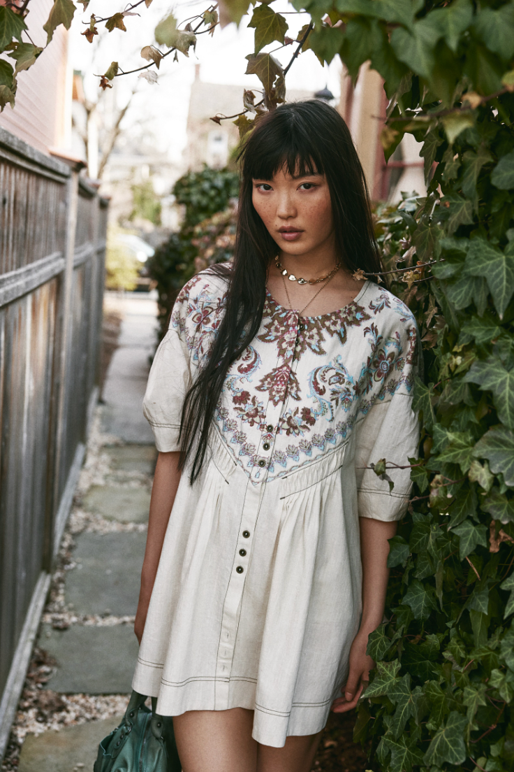 FREE PEOPLE ORSON MINI IN IVORY COMBO