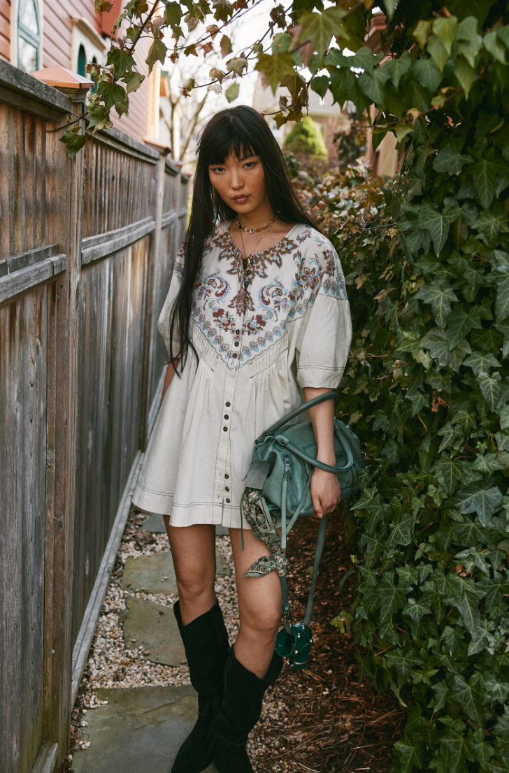 FREE PEOPLE ORSON MINI IN IVORY COMBO
