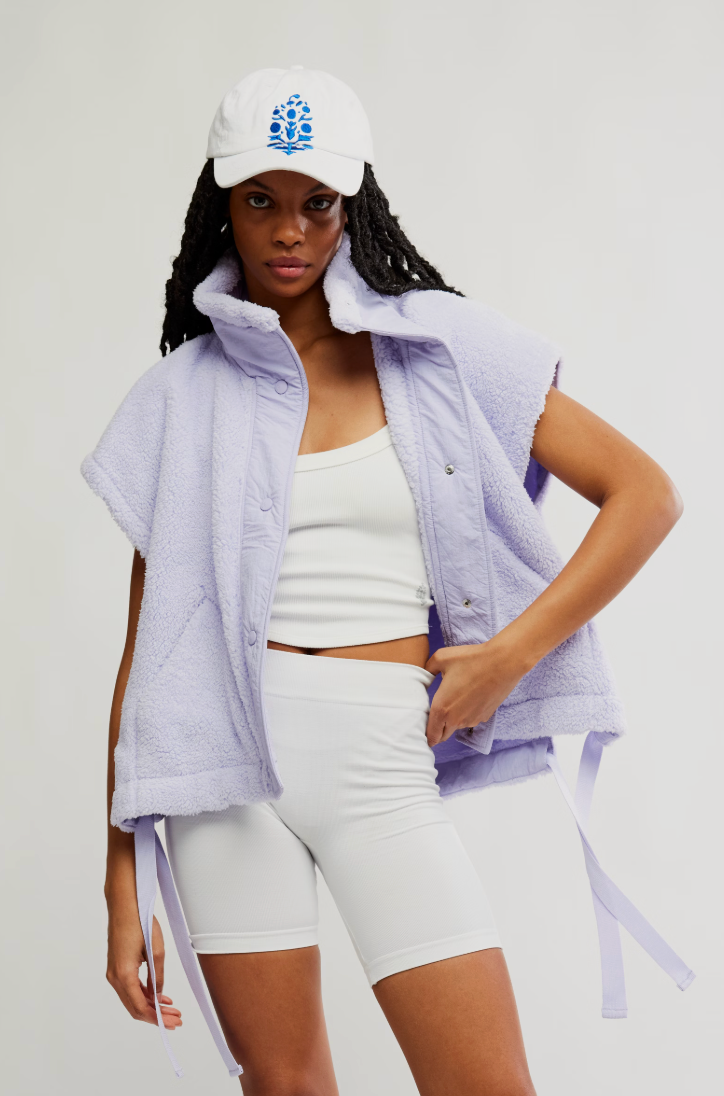 FREE PEOPLE SCOUT IT OUT VEST IN IRIS