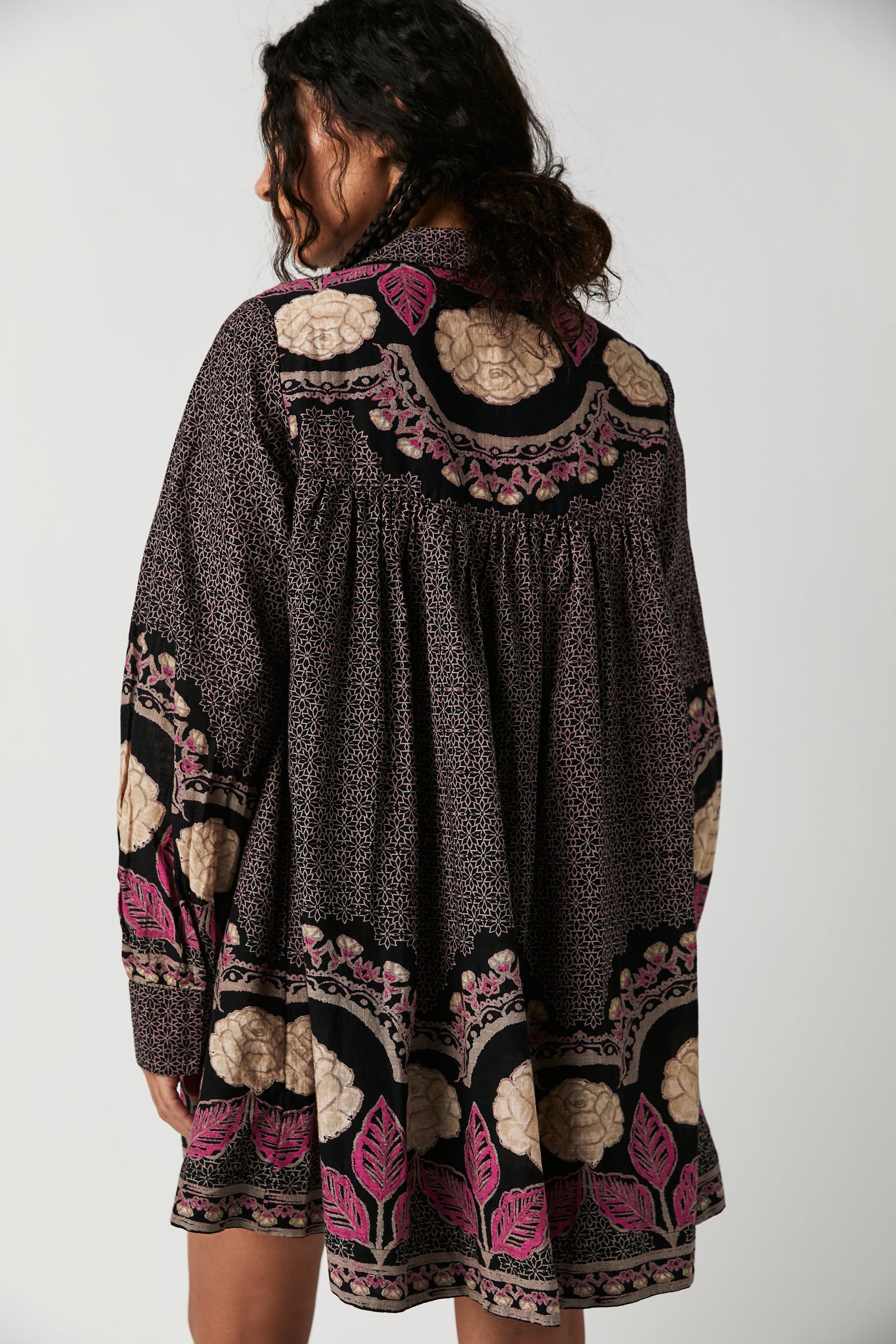 FREE PEOPLE SMELL THE ROSES MINI DRESS