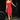 RED MINI BANDAGE DRESS.