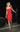 RED MINI BANDAGE DRESS.