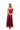 HUTCH VICTORIA POLKA DOT DRESS IN BURGUNDY