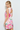 FLORAL PRINT BOW BACK MINI DRESS IN PINK