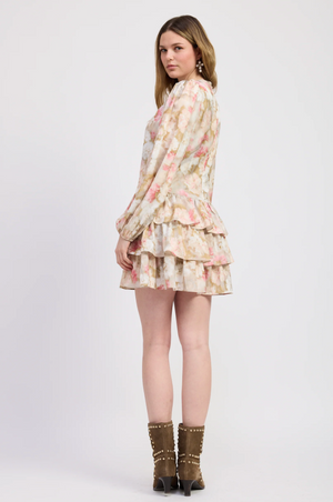 JACQUIE THE LABEL MACKENZIE MINI DRESS IN PINK