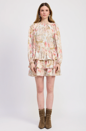JACQUIE THE LABEL MACKENZIE MINI DRESS IN PINK