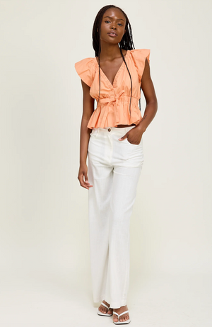 SAPHIRA TOP IN PEACH