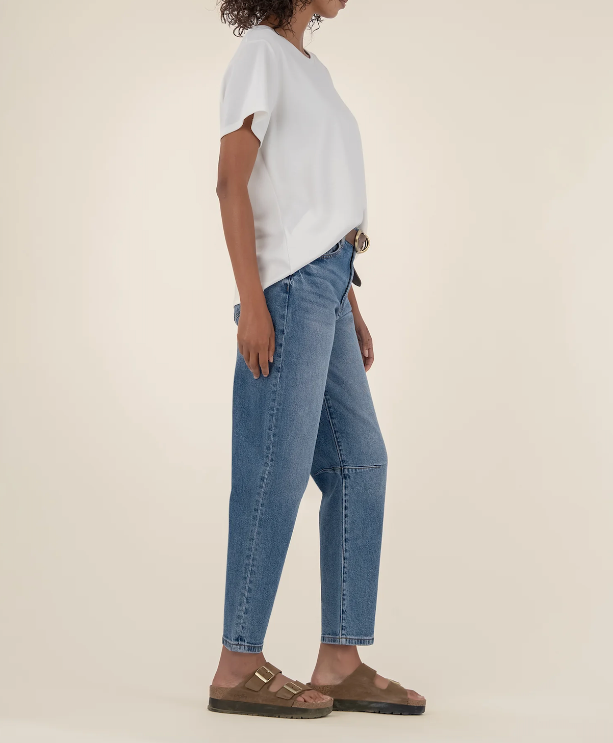 KUT ASHLEY HIGH RISE SLOUCHY BARREL JEAN IN IMPROV WASH