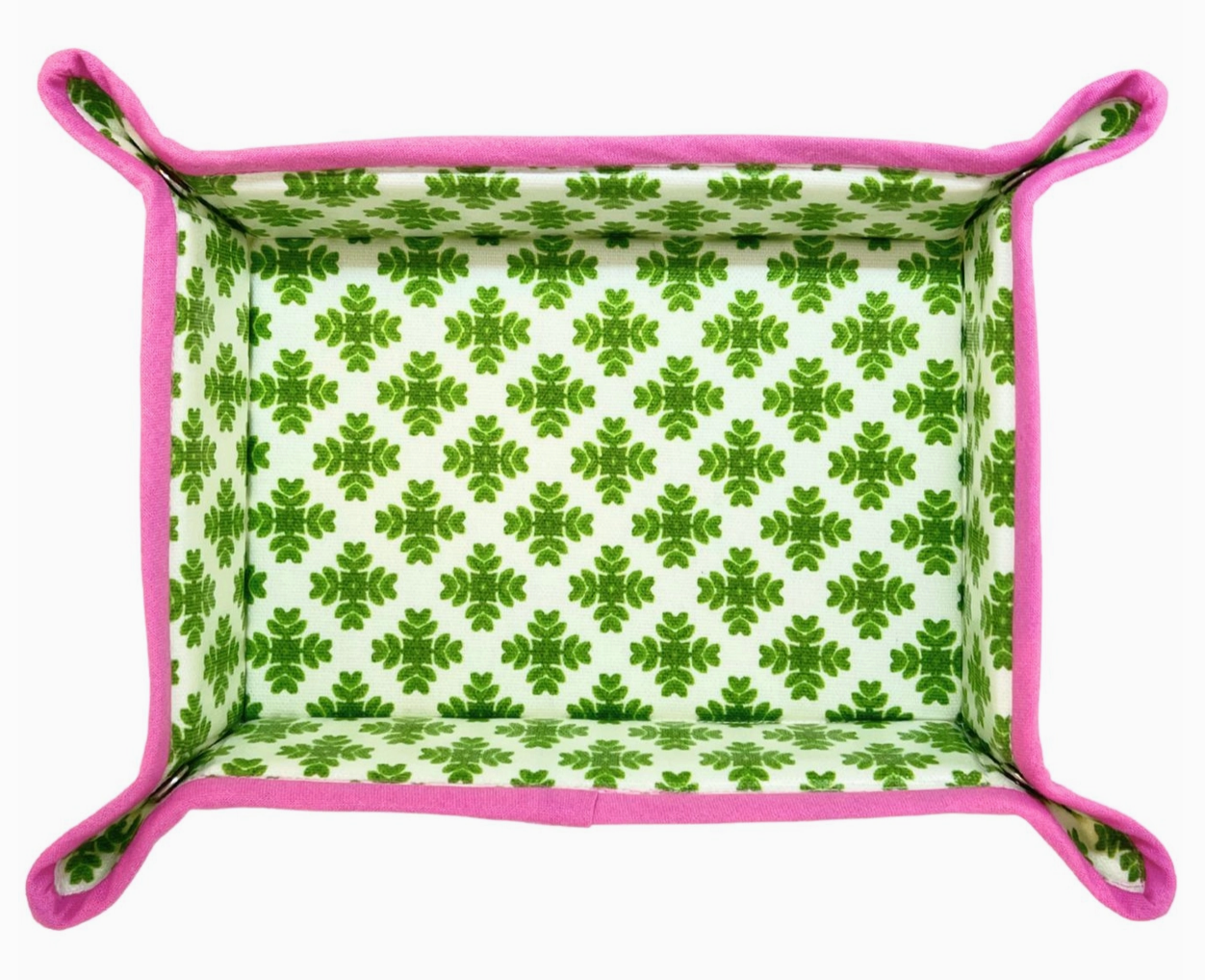 LAURA PARK BRUSHSTROKES GREEN SNAP TRAY