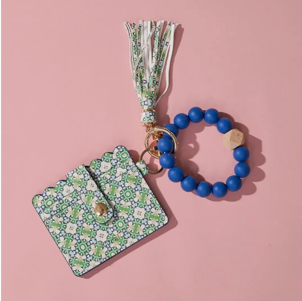 LAURA PARK SERENDIPITY KEYCHAIN WRISTLET WALLET