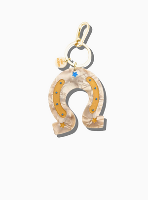 LUCKY HORSESHOE BAG CHARM & KEY CHAIN