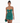 SAMANTHA SATIN MINI DRESS IN EMERALD