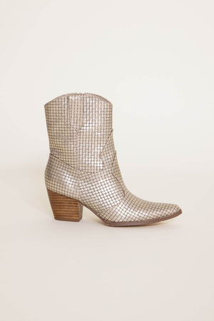 MATISSE BAMBI BOOTS IN GOLD WEAVE