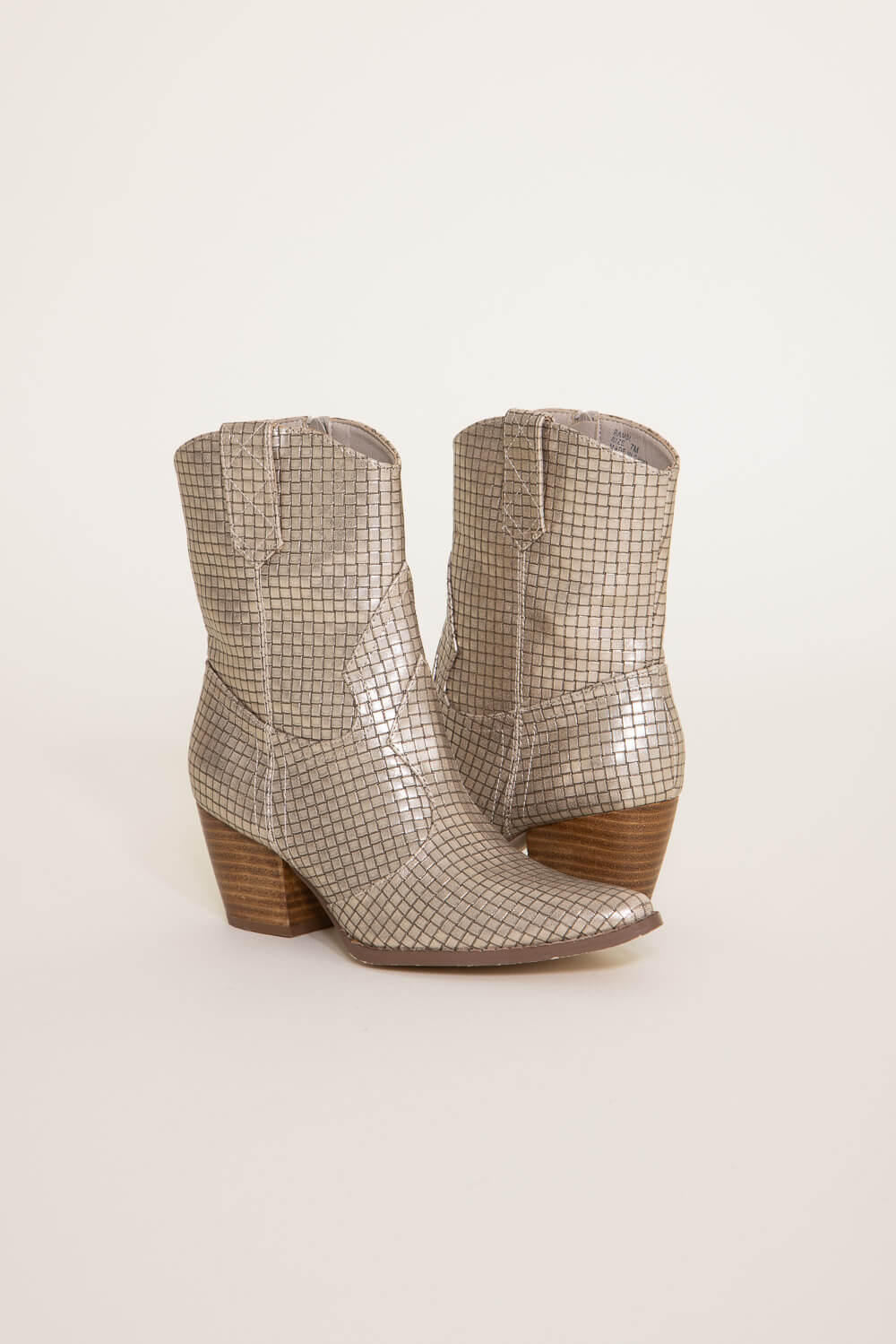 MATISSE BAMBI BOOTS IN GOLD WEAVE