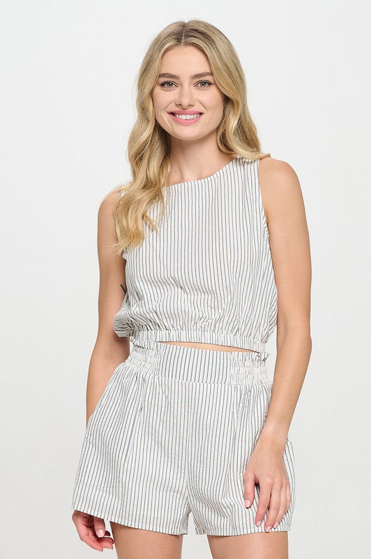 MIDNIGHT STRIPE SET