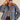 Plaid Jacket in cornflower blue