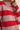 ROSIE STRIPE BUTTON FRONT CARDIGAN IN RED MAUVE