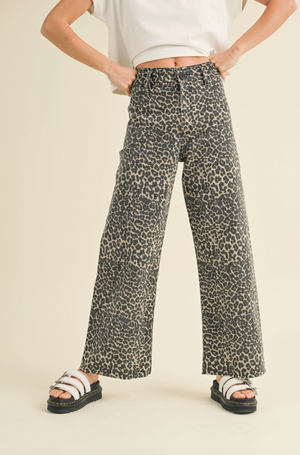 SIMONE PANTS IN LEOPARD