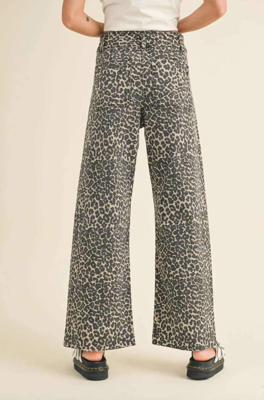 SIMONE PANTS IN LEOPARD