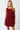 KARINA BUTTON DRESS IN BURGUNDY
