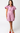 PINK AND WHITE STRIPE MINI DRESS