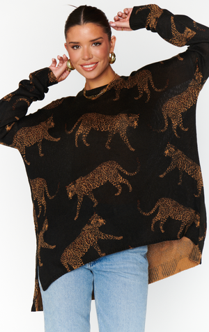 SHOW ME YOUR MUMU BONFIRE SWEATER CATWALK KNIT