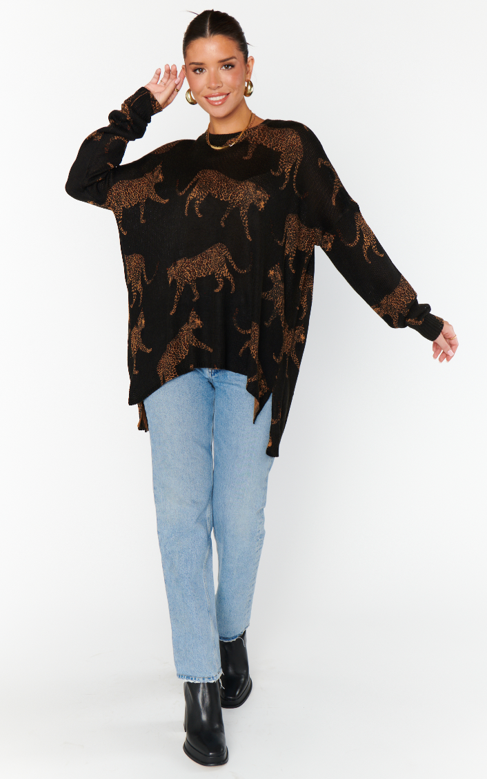 SHOW ME YOUR MUMU BONFIRE SWEATER CATWALK KNIT