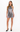 SHOW ME YOUR MUMU JASMINE TIE MINI DRESS IN PLEATED SILVER