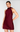 SHOW ME YOUR MUMU LISA MINI DRESS IN CRANBERRY LUXE SATIN