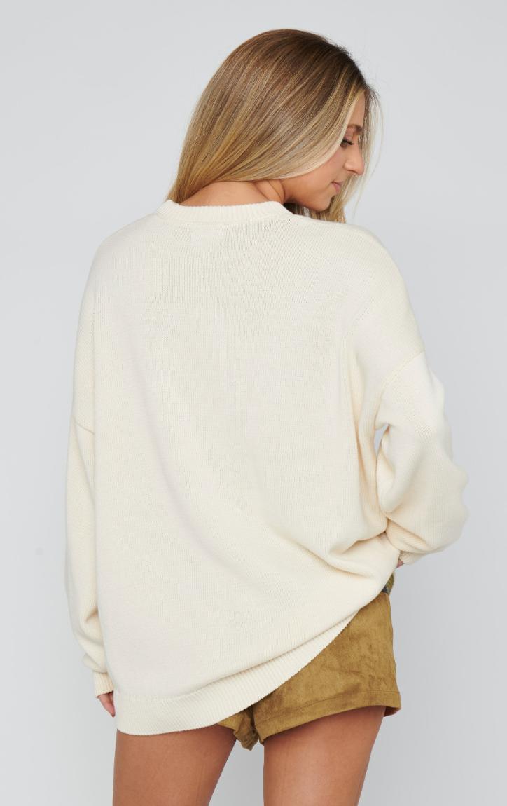 SHOW ME YOUR MUMU STAY AWHILE SWEATER COWBOY BOOT KNIT