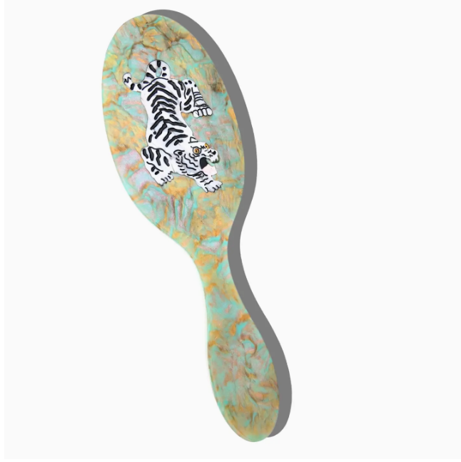 HAND PAINTED TIGER HAIR BRUSH