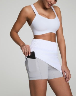 SPANX ACTIVATE WHITE SKORT