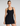 SPANX BOOSTUP STRAPPY BACK DRESS IN BLACK