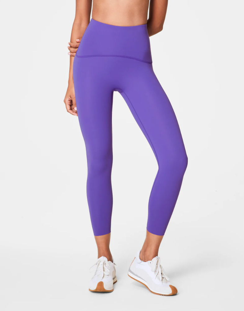 SPANX BOOTY BOOST 7/8 LEGGINGS IN VIBRANT LILAC