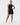 SPANX GET MOVING ZIP FRONT DRESS IN VERY BLACK