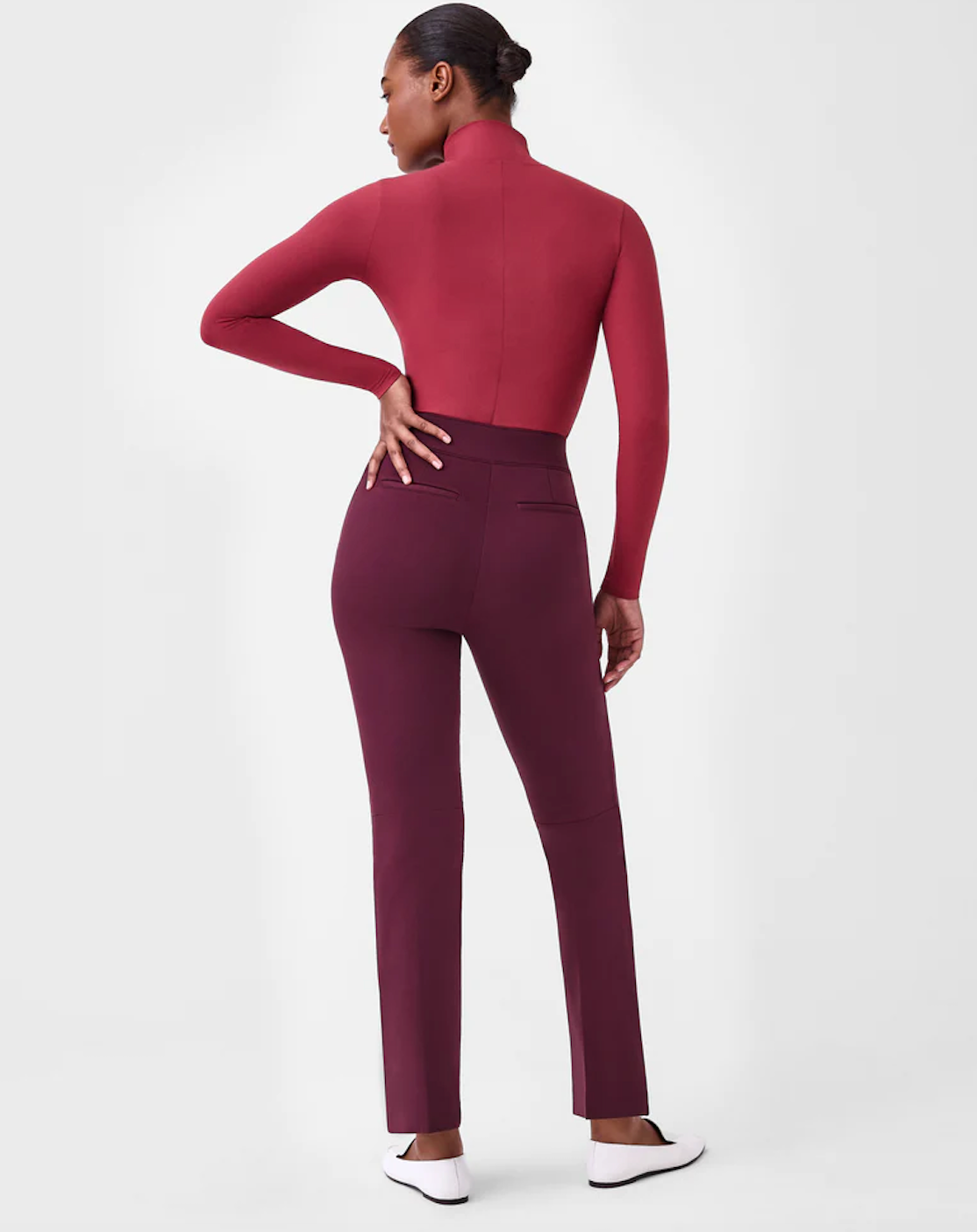 Spanx: AirEssentials Cropped Long Sleeve Top in Spanx Red – The