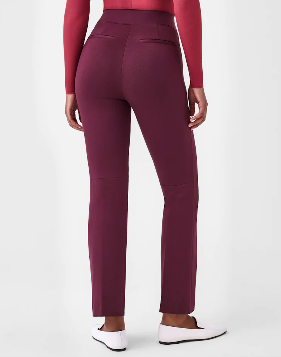 Spanx The Perfect Pant, Kick Flare Red Pants