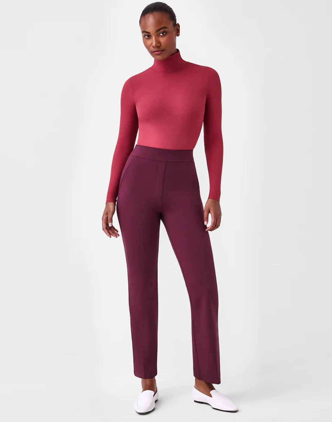 SPANX PERFECT PANT KICK FLARE IN CHIANTI