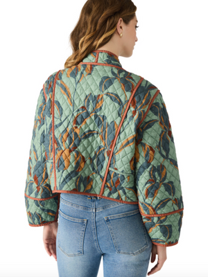 STEVE MADDEN ADALYNN JACKET IN DARK SAGE