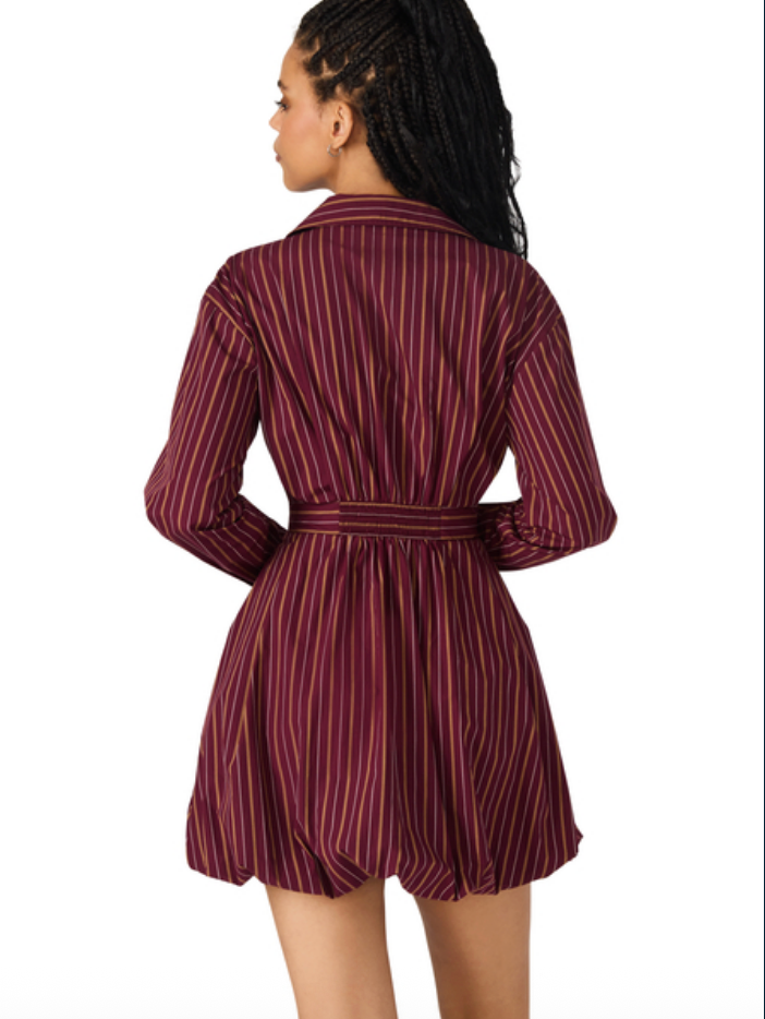 STEVE MADDEN ARIELLE DRESS IN WINE