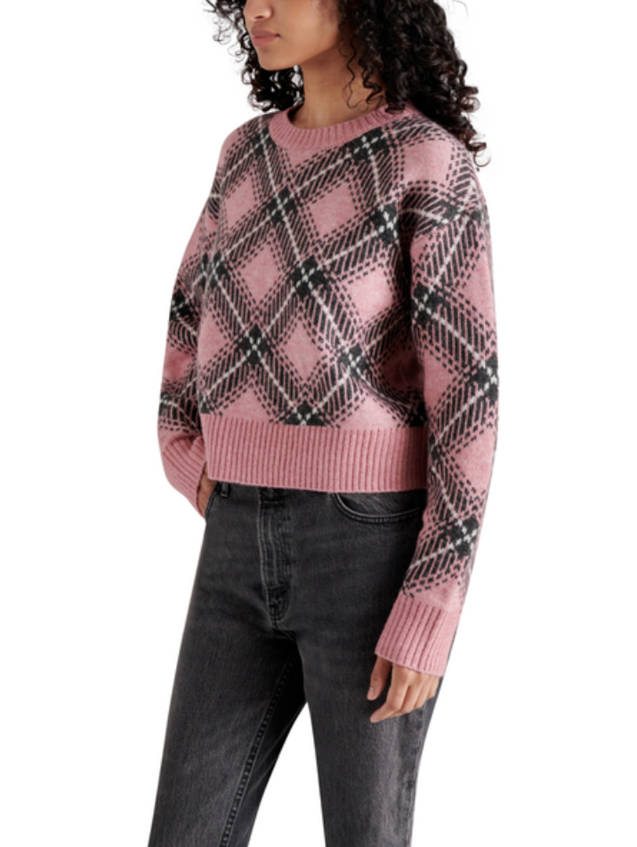 STEVE MADDEN BECKA SWEATER IN MAUVE