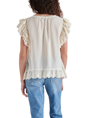 STEVE MADDEN BELLAMY TOP IN IVORY