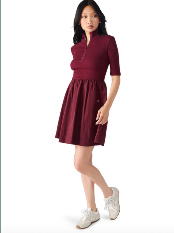 STEVE MADDEN BERLINA DRESS IN WINE