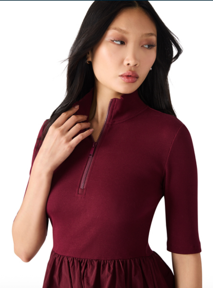 STEVE MADDEN BERLINA DRESS IN WINE